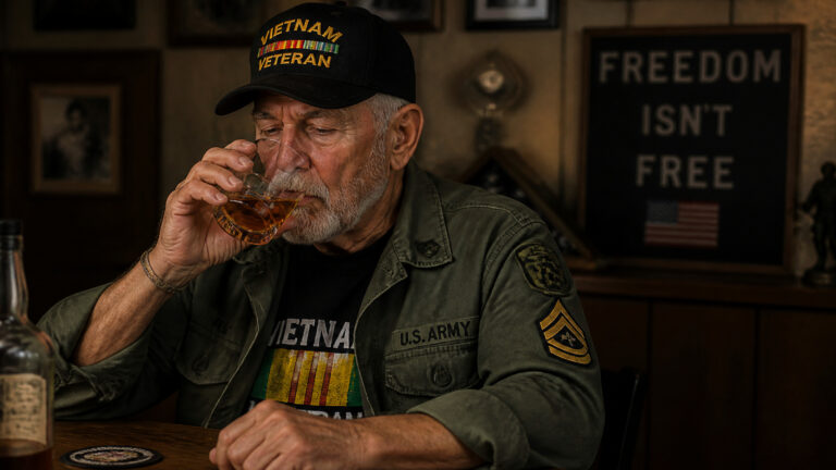 Veteran drinking alone, a cue to start a conversation about drinking